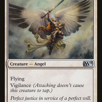 Serra Angel (M11-027) - Magic 2011 Foil