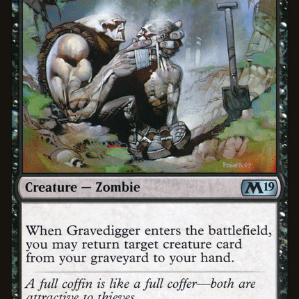 Gravedigger (M19-098) - Core Set 2019 Foil
