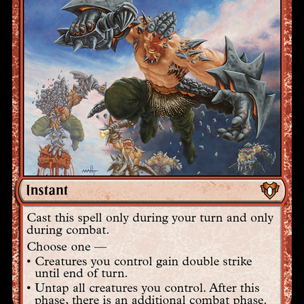 Savage Beating (CMM-252) - Commander Masters Foil