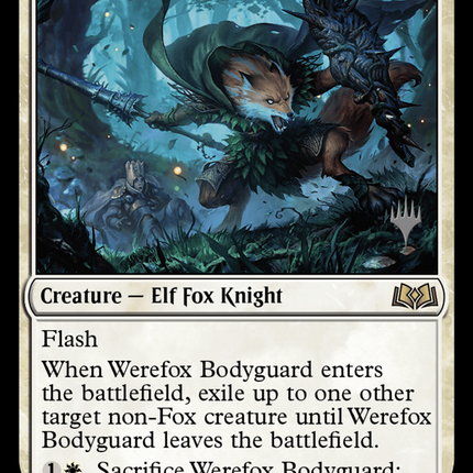 Werefox Bodyguard (PPWOE-039) - Wilds of Eldraine Promos Foil