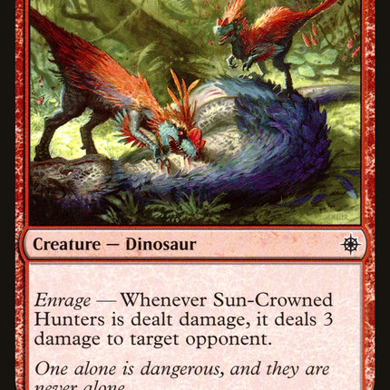 Sun-Crowned Hunters (XLN-164) - Ixalan Foil