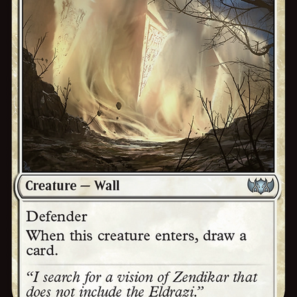 Wall of Omens (TDC-138) - Commander: Tarkir: Dragonstorm