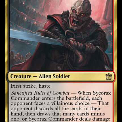 Sycorax Commander (WHO-161) - Doctor Who Foil
