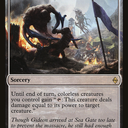 Gruesome Slaughter (BFZ-009) - Battle for Zendikar Foil