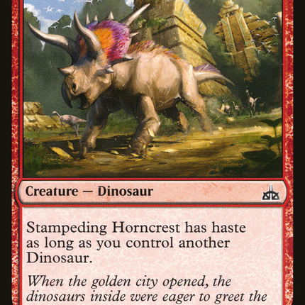 Stampeding Horncrest (RIX-116) - Rivals of Ixalan