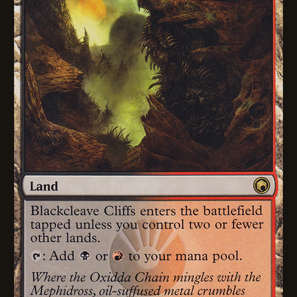 Blackcleave Cliffs (SOM-224) - Scars of Mirrodin Foil