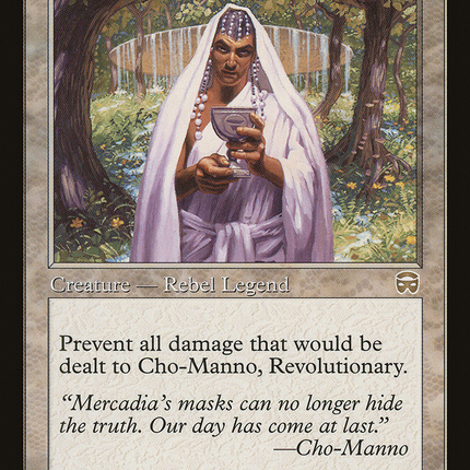 Cho-Manno, Revolutionary (MMQ-011) - Mercadian Masques Foil