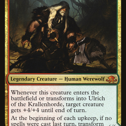 Ulrich of the Krallenhorde // Ulrich, Uncontested Alpha (EMN-191) - Eldritch Moon: (Double Faced Transform)