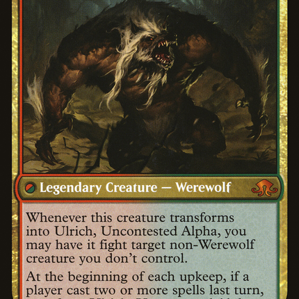 Ulrich of the Krallenhorde // Ulrich, Uncontested Alpha (EMN-191) - Eldritch Moon: (Double Faced Transform) Foil