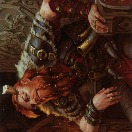 Arni Brokenbrow // Arni Brokenbrow (ASKHM-030) - Art Series: Kaldheim (Borderless) Foil