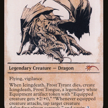Icingdeath, Frost Tyrant (SLD-1012) - Secret Lair Drop: (Showcase) Foil