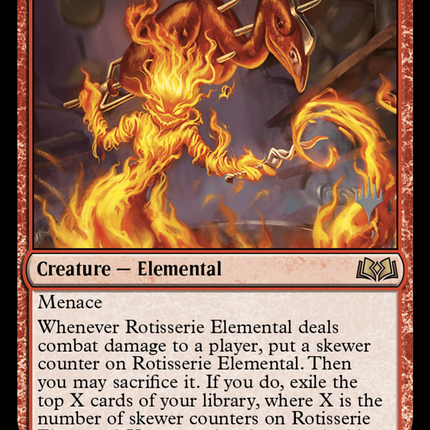Rotisserie Elemental (PPWOE-148) - Wilds of Eldraine Promos Foil