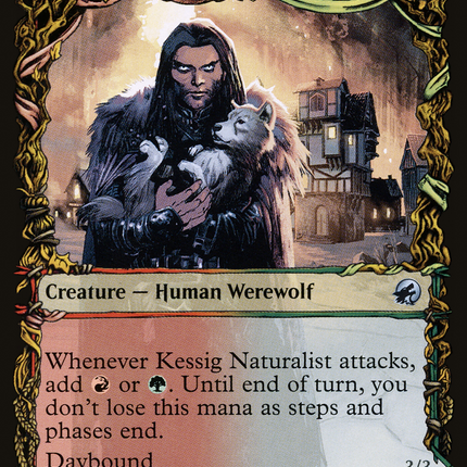 Kessig Naturalist // Lord of the Ulvenwald (MID-310) - Innistrad: Midnight Hunt: (Showcase, Double Faced Transform) Foil