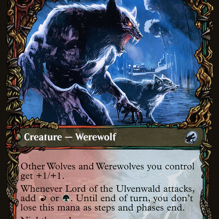 Kessig Naturalist // Lord of the Ulvenwald (MID-310) - Innistrad: Midnight Hunt: (Showcase, Double Faced Transform)