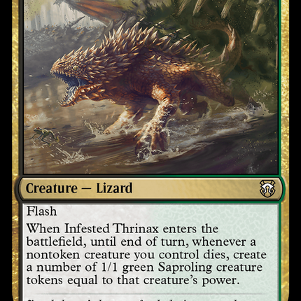 Infested Thrinax (M3C-126) - Modern Horizons 3 Commander