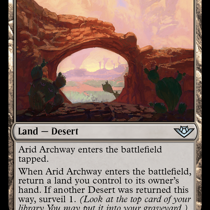 Arid Archway (OTJ-252) - Outlaws of Thunder Junction