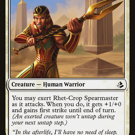 Rhet-Crop Spearmaster (AKH-026) - Amonkhet