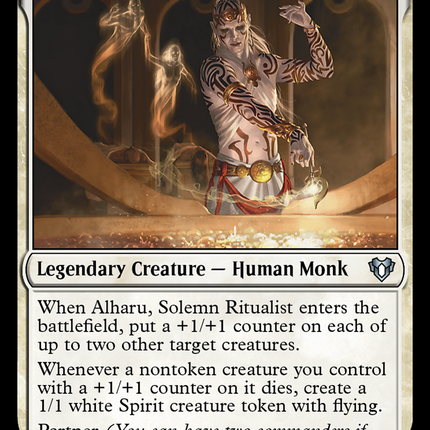 Alharu, Solemn Ritualist (CMM-008) - Commander Masters Foil