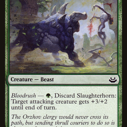 Slaughterhorn (MM3-136) - Modern Masters 2017 Foil
