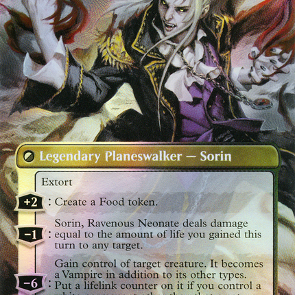 Sorin of House Markov // Sorin, Ravenous Neonate (MH3-470) - Modern Horizons 3 (Borderless) Foil