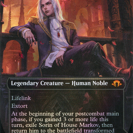 Sorin of House Markov // Sorin, Ravenous Neonate (MH3-470) - Modern Horizons 3 (Borderless) Foil