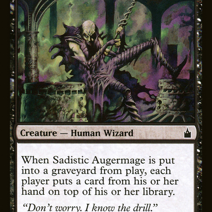Sadistic Augermage (RAV-103) - Ravnica: City of Guilds Foil