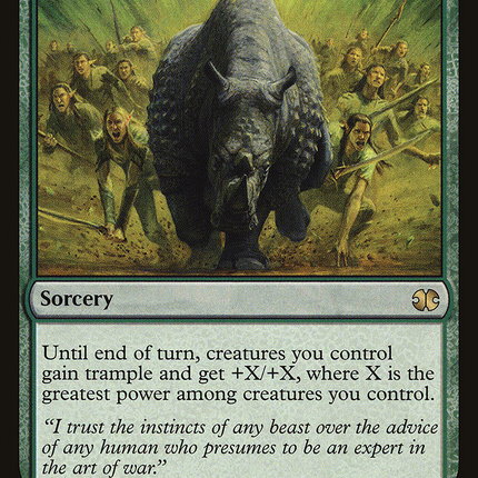 Overwhelming Stampede (MM2-153) - Modern Masters 2015 Foil