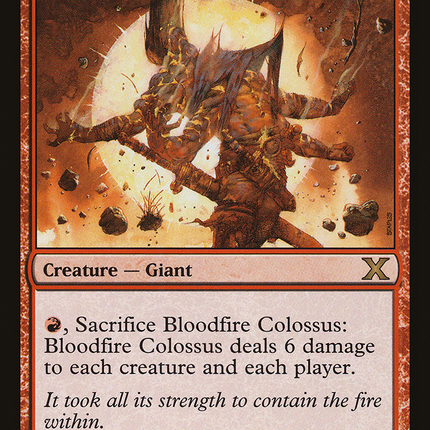 Bloodfire Colossus (10E-191) - Tenth Edition Foil