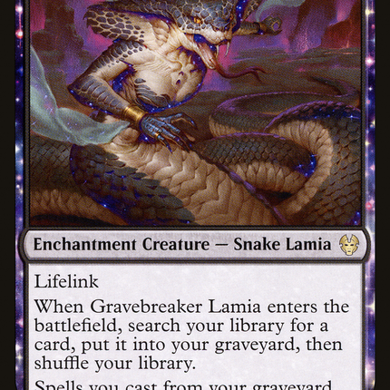 Gravebreaker Lamia (THB-098) - Theros Beyond Death: (enchantment) Foil