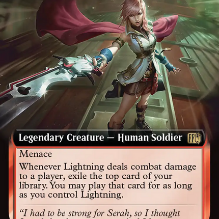 Lightning, Security Sergeant (FIN-462) - FINAL FANTASY: (Extended Art)