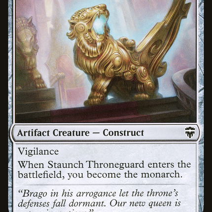 Staunch Throneguard (CMR-344) - Commander Legends