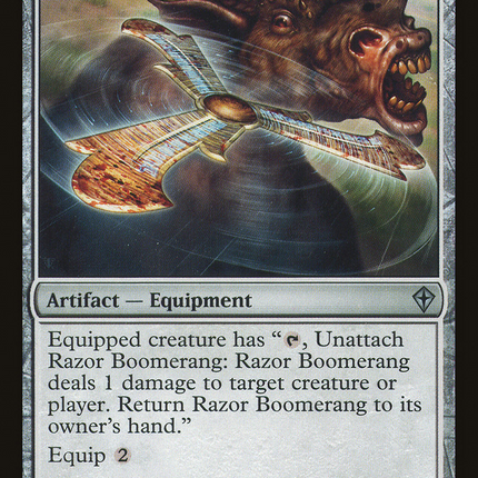 Razor Boomerang (WWK-129) - Worldwake Foil