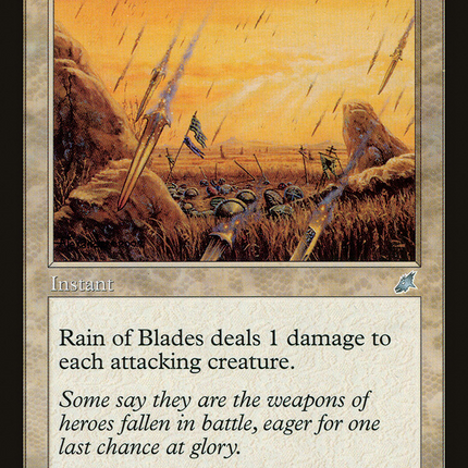 Rain of Blades (SCG-020) - Scourge Foil