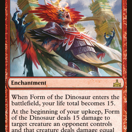 Form of the Dinosaur (RIX-103) - Rivals of Ixalan Foil