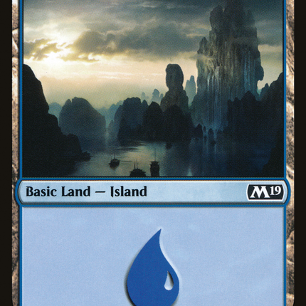 Island (M19-267) - Core Set 2019 Foil
