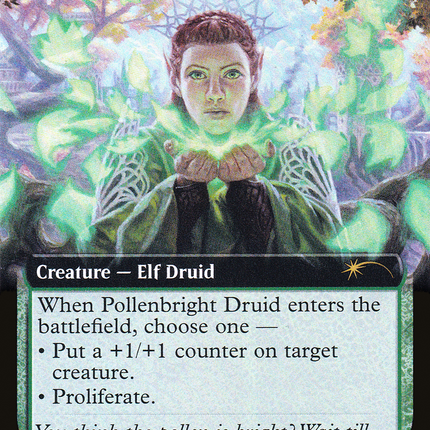 Pollenbright Druid (SLD-776) - Secret Lair Drop: (Extended Art) Foil