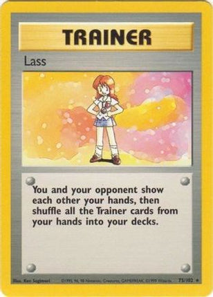 Lass 075/102  Base Set - Rare