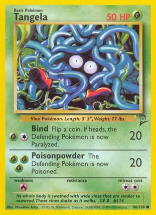 Tangela 096/130  Base Set 2 - Common