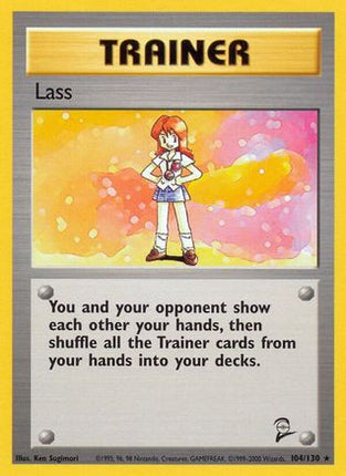 Lass 104/130  Base Set 2 - Rare