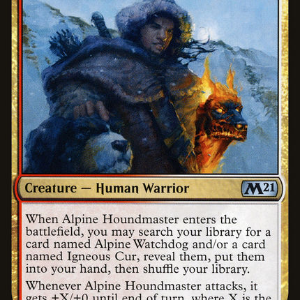 Alpine Houndmaster (M21-215) - Core Set 2021