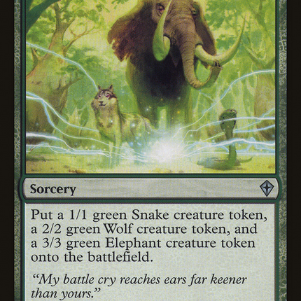 Bestial Menace (WWK-097) - Worldwake Foil