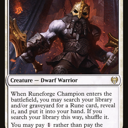 Runeforge Champion (KHM-026) - Kaldheim Foil