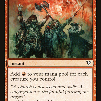 Battle Hymn (AVR-128) - Avacyn Restored Foil
