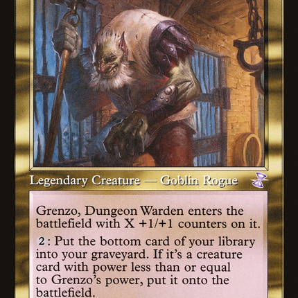 Grenzo, Dungeon Warden (TSR-378) - Time Spiral Remastered Foil