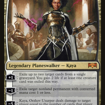 Kaya, Orzhov Usurper (PPELD-186) - Ravnica Allegiance Promos