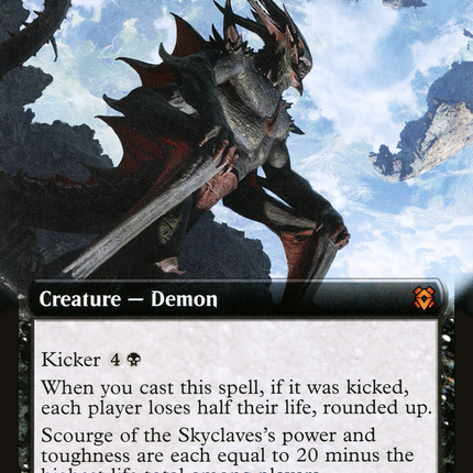 Scourge of the Skyclaves (ZNR-343) - Zendikar Rising: (Extended Art)