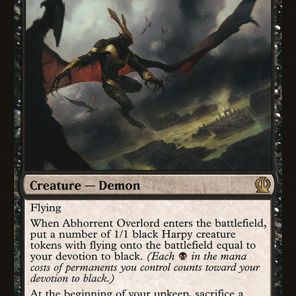 Abhorrent Overlord (THS-075) - Theros Foil