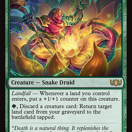 Floral Evoker (TDC-046) - Commander: Tarkir: Dragonstorm