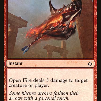 Open Fire (HOU-105) - Hour of Devastation Foil