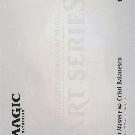Verdant Mastery // Verdant Mastery (ASSTX-019) - Strixhaven Art Series (Borderless) Foil